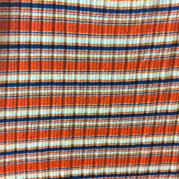 Volcolm Striped Tank Dress Red White and Blue Ribbed Pac Sun Cali Summer - Picture 3 of 5